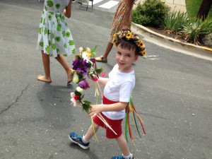 Child in parade
