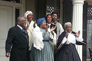 Jubilee Voices performing at the Frederick Douglass House in Washington, DC