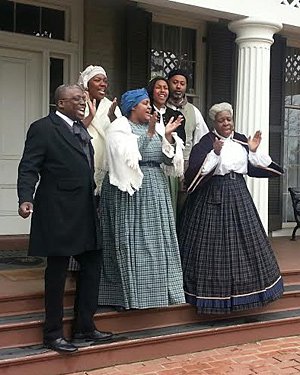 Jubilee Voices performing at the Frederick Douglass House in Washington, DC