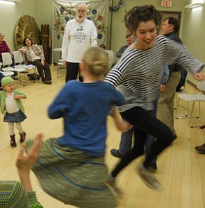 Community Sing - dancing