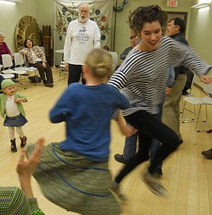 Community Sing - dancing