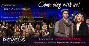 Teen Auditions for The Christmas Revels