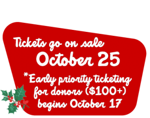 Tickets fo on sale October 25