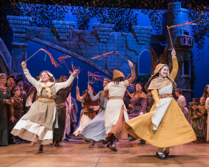 2015 Christmas Revels - dancing with ribbon sticks